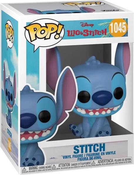 (EU) Фигурка Funko POP! Disney Lilo & Stitch: Stitch Smiling Seated (55617) (1045)