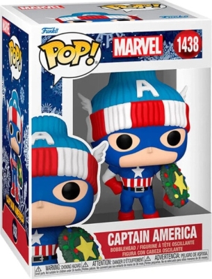 (EU) Фигурка Funko POP! Marvel Holiday: Captain America (1438)