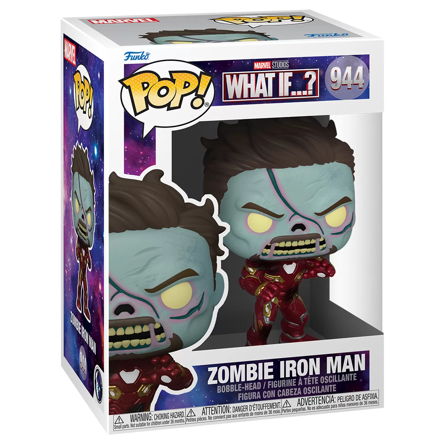 Фигурка Funko POP! Bobble: Marvel: What If: Zombie Iron Man (57379)