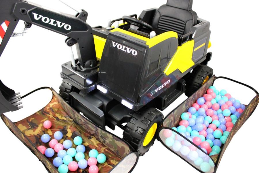 Детский электромобиль RiverToys трактор Volvo (Y444YY) желтый