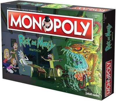 (EU) Настоьная игра Hobby World Монополия Рик и Морти