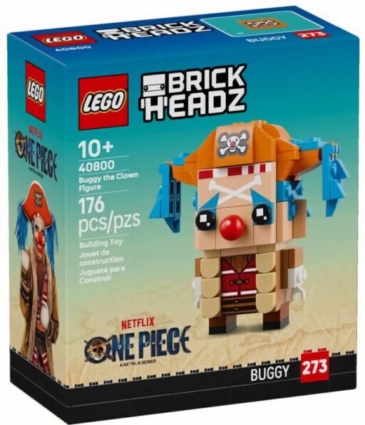(EU) Игрушка-конструктор LEGO Brick Headz Багги-клоун 40800