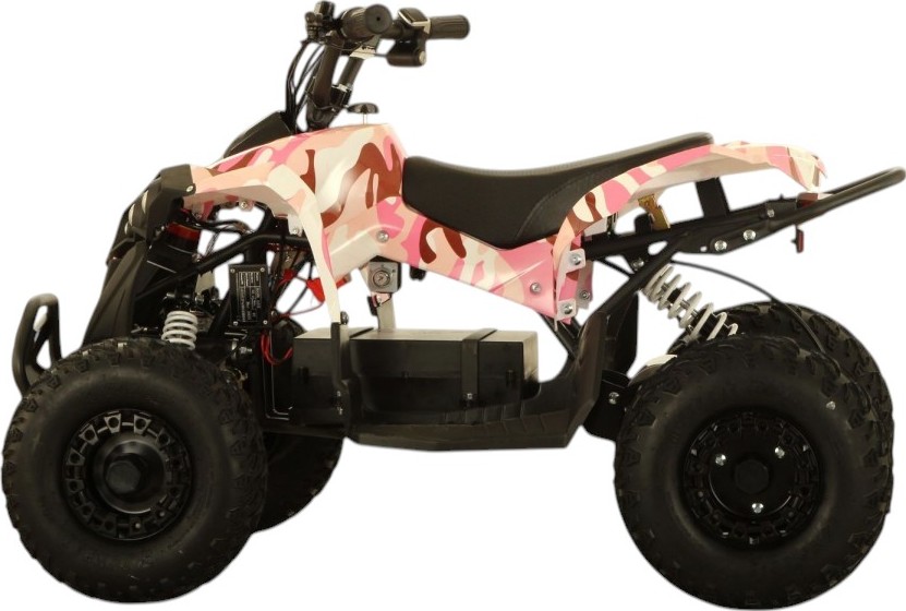 Детский электроквадроцикл RiverToys (MARK) (розовый камуфляж)