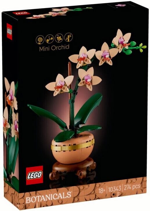 (EU) Конструктор LEGO Botanical Collection Декоративная орхидея (10343)