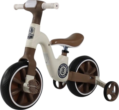 Детский беговел-велосипед RiverToys (HB-318) (коричневый)