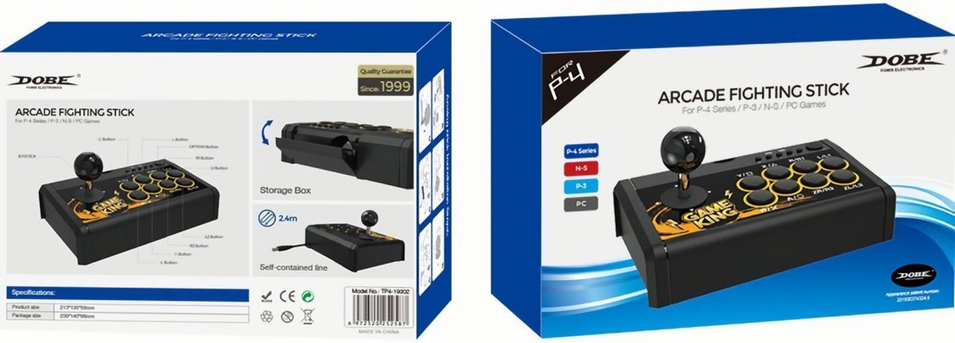 Аркадный стик DOBE 4 в 1 (TP4-19302)