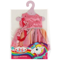 Одежда для кукол 30-35 см, на плечиках в пакете КАРАПУЗ в кор.96шт OTFY-CHIC-8-RU