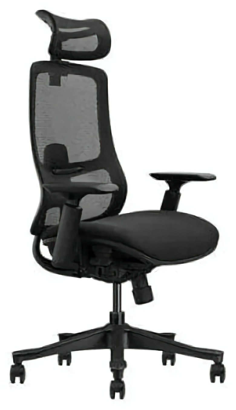 (EU) Офисное кресло CROMAD Se1300 Senior, Чёрное