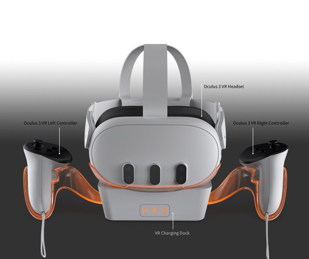 Зарядная подставка DOBE для Qculus Quest 3 (TY-3835)