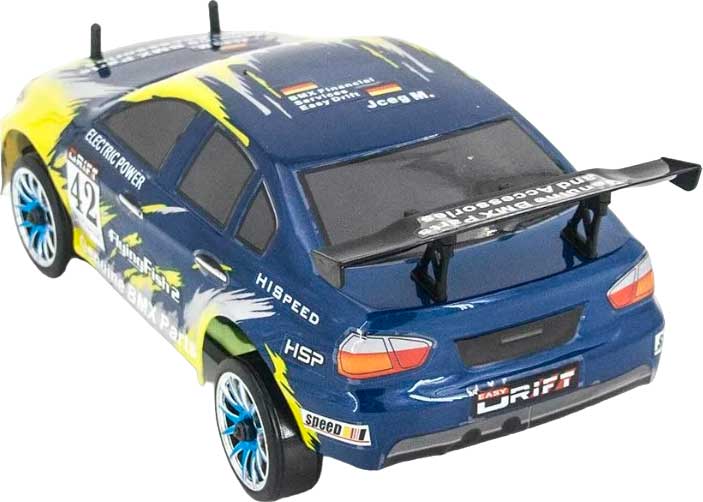 Радиоуправляемая модель НSP Flying Fish 2 BMW Drift Car 4WD (1к16) синяя (94163-16303)