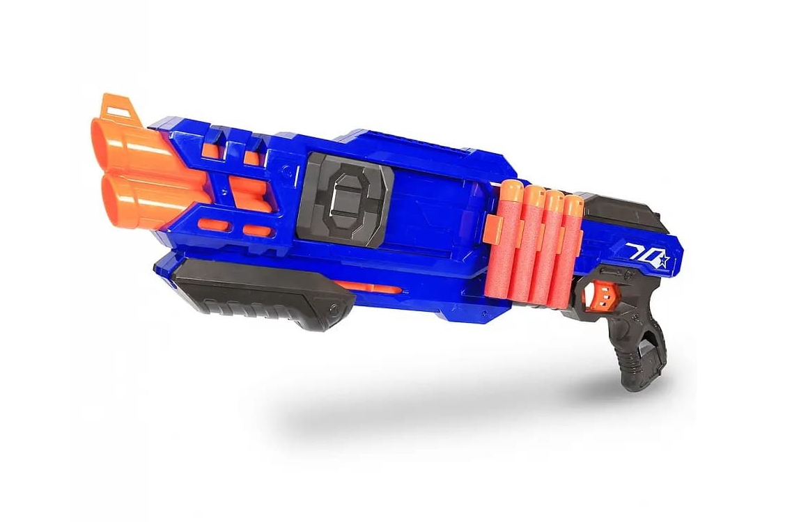 Дробовик BlazeStorm с мягкими мегапулями (двойной выстрел), Zecong Toys ZC7111
