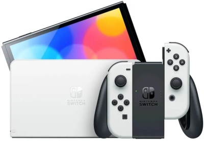 Nintendo Switch OLED 64GB (белый) (AZ) + игра FIFA 23 Legacy Edition