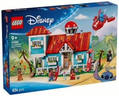(EU) Конструктор LEGO Disney Пляжный домик Лило и Стича (43268)