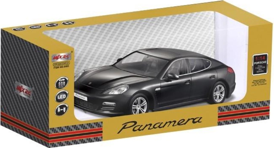 Радиоуправляемая модель MJX Porsche Panamera Black 1к14 (8553A)