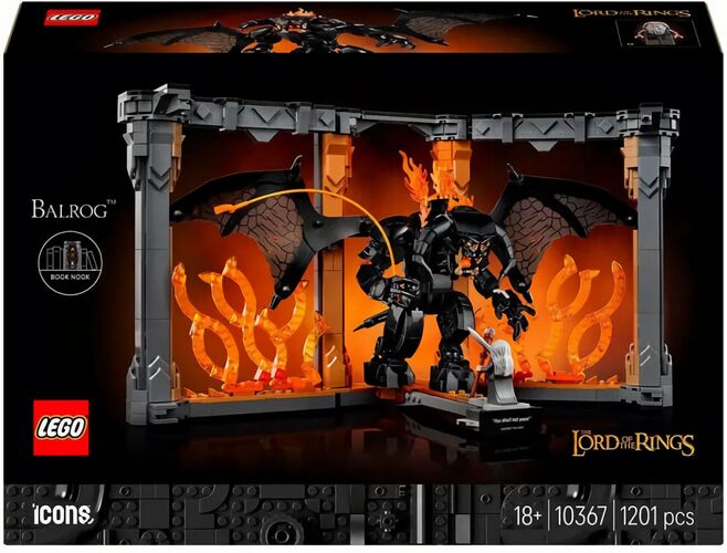(EU) Игрушка-конструктор LEGO Icons Властелин Колец: Балрог (10367)