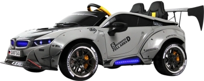 Детский электромобиль RiverToys (G007GG-GREY) серый