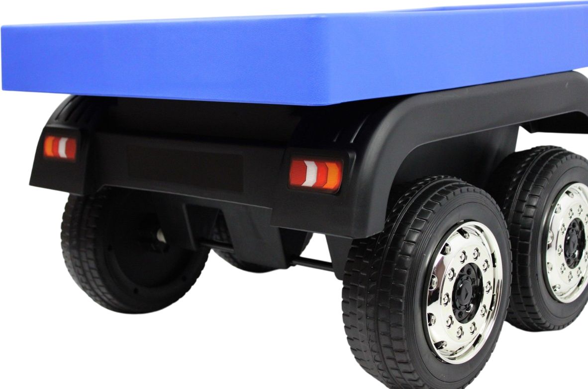 Прицеп RiverToys HL358 синий