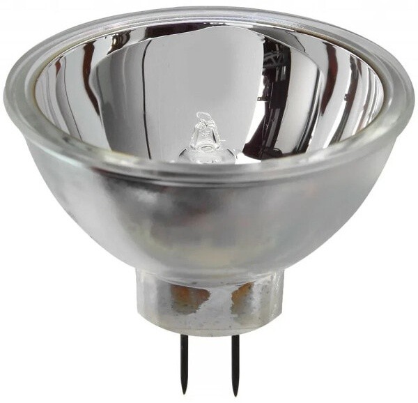 (EU) Аксессуар для проектора Osram 64615 HLX GZ6.35 12V 75W Галогенная лампа с отражателем , Серебристый