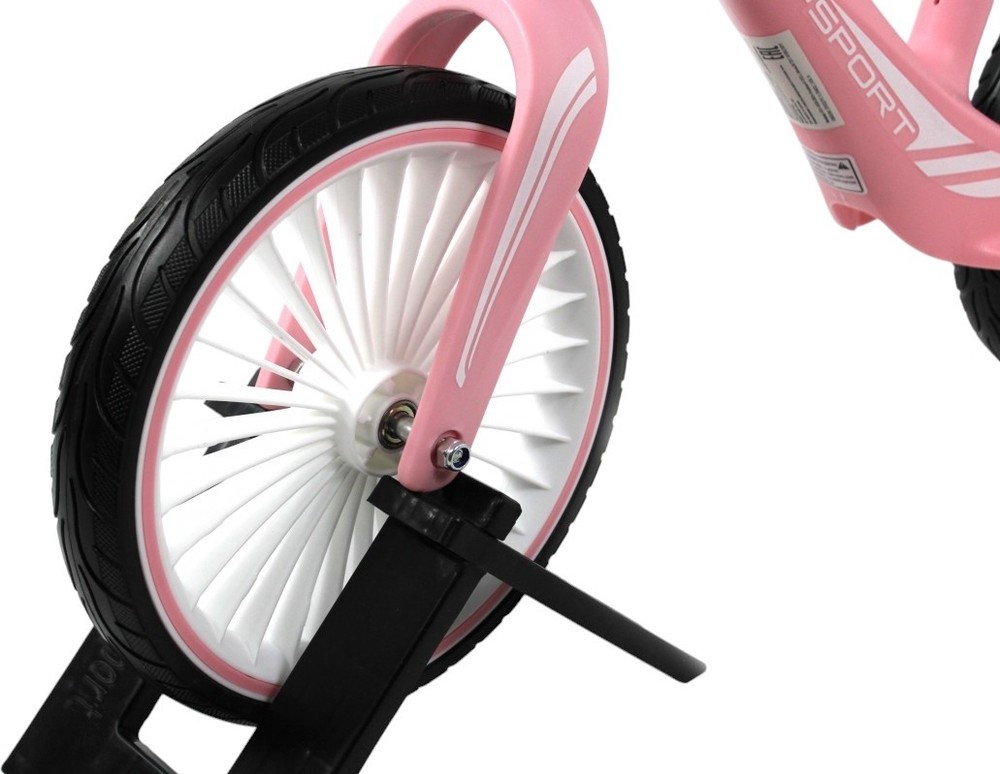 Детский беговел RiverToys (HB-007-12) (розовый)