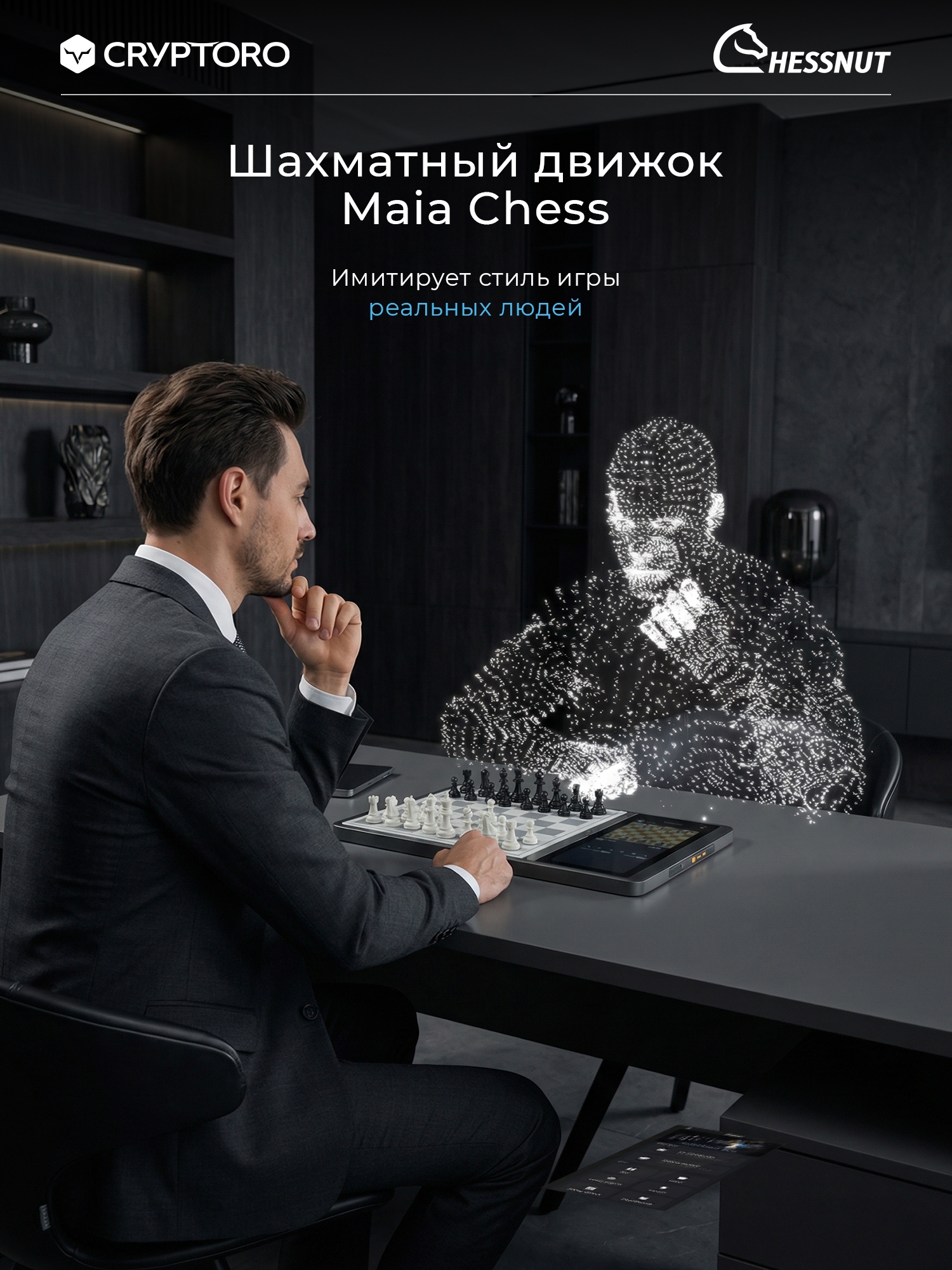 Шахматы Chessnut Evo с искусственным интеллектом