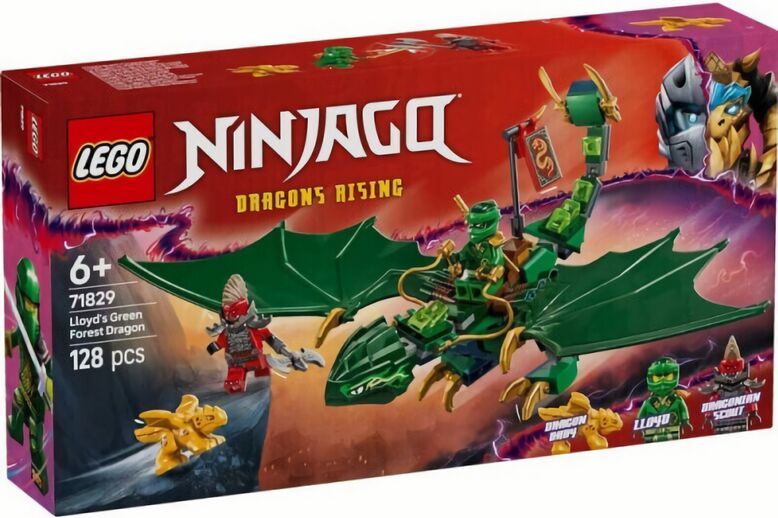 (EU) Конструктор LEGO Ninjago Лесной зеленый дракон Ллойда (71829)