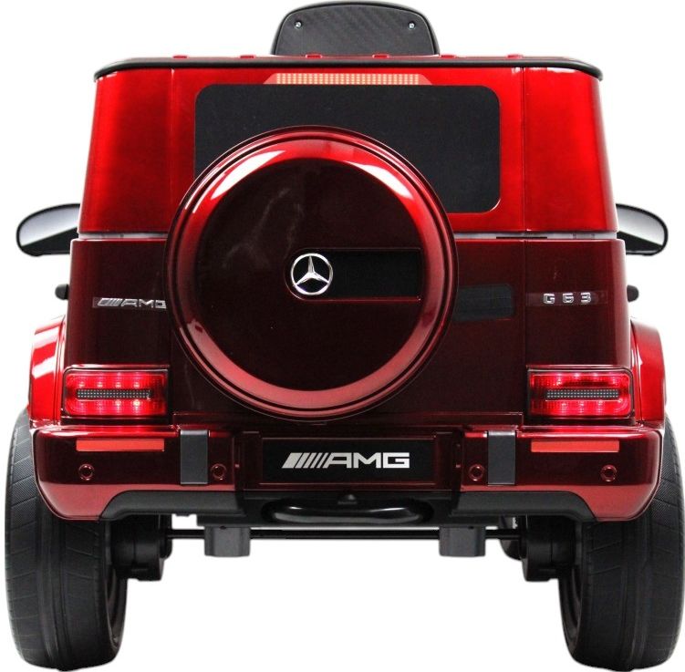 Детский электромобиль RiverToys Mercedes-Benz G63 (Mercedes-AMG-G63-K999KK-CHERRY-GLANEC) вишневый глянец