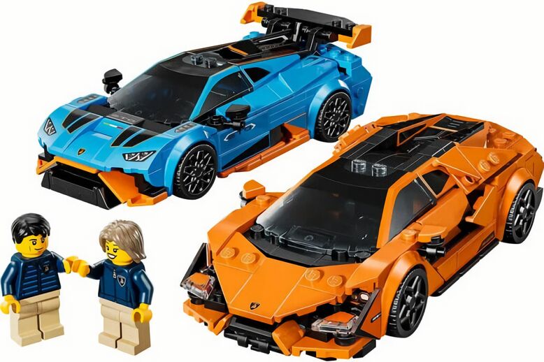 (EU) Конструктор-автомобил LEGO Speed Champions Lamborghini Revuelto & Huracán STO  (77238)