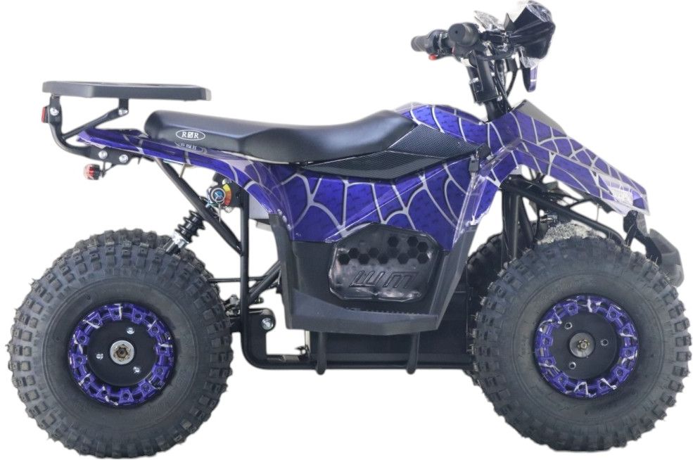 Детский электроквадроцикл RiverToys (LEON-48V-BLUE-SPIDER) синий спайдер