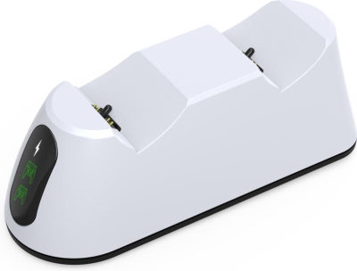 Зарядная станция DOBE для 2-х геймпадов Sony Dualsense (белая) (TP5-0516B)