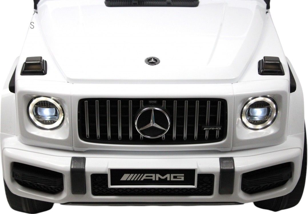 Детский электромобиль RiverToys Mercedes-Benz G63 4WD (Mercedes-AMG-G63-4WD-K999KK-WHITE) белый