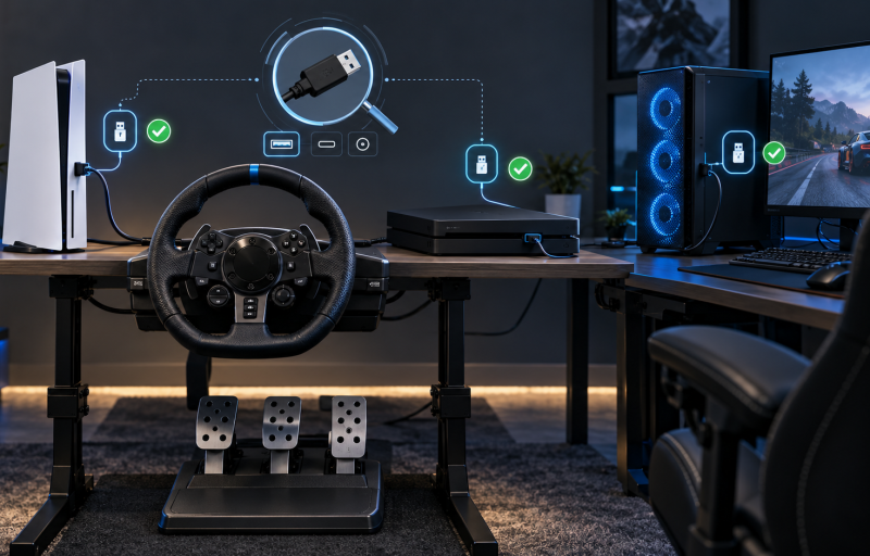 Совместимость игровых рулей с PS5, PS4 и ПК — как проверить до покупки