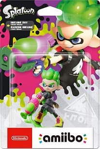 Интерактивная фигурка amiibo Инклинг-мальчик (Неоново Зеленый) (Splatoon Collection)