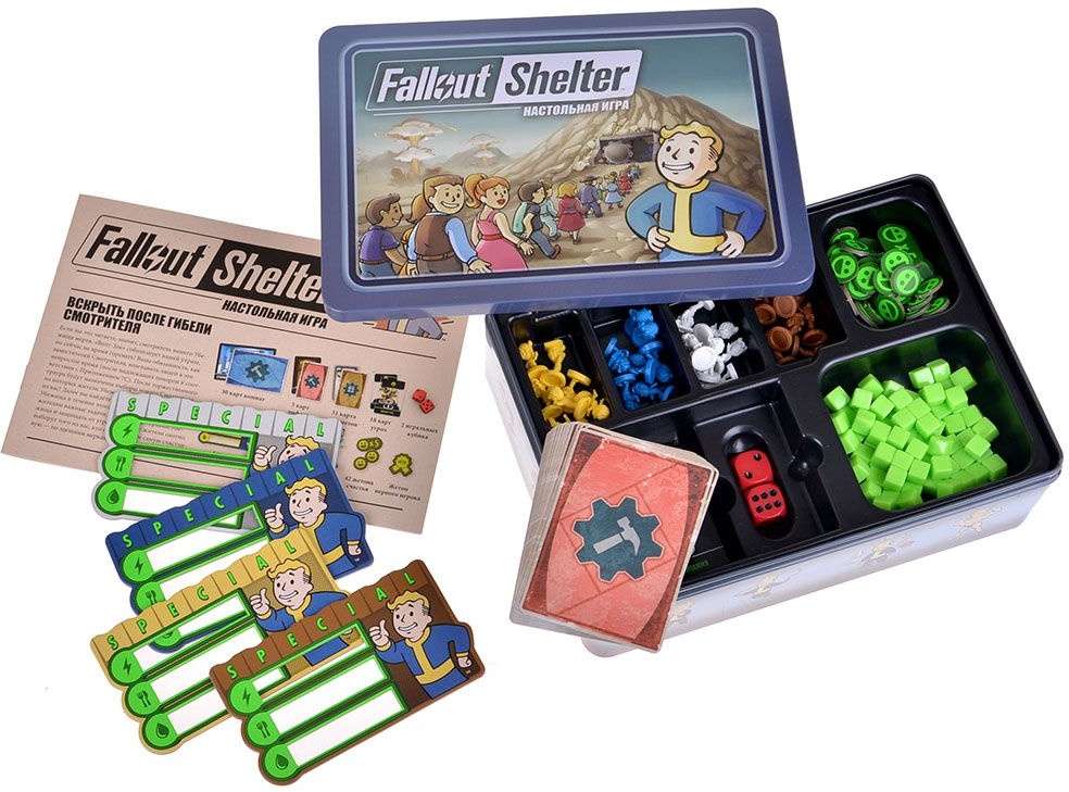 (EU) Настоьная игра Hobby World Fallout Shelter. Настоьная игра Hobby World