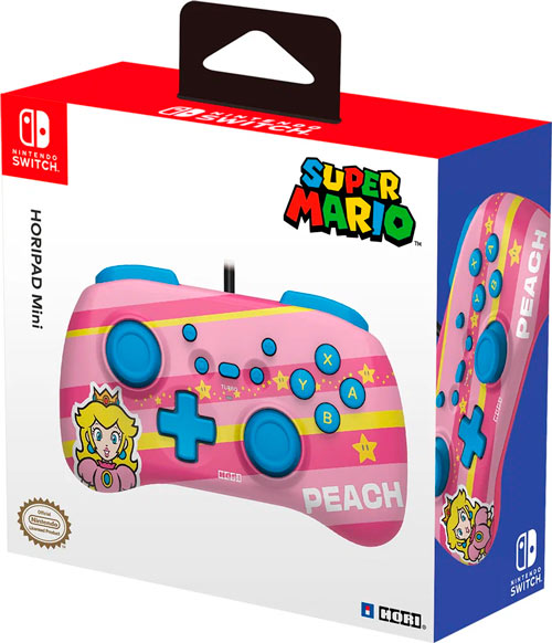 Геймпад HORIPAD MINI Peach для Nintendo Switch (NSW-367U)