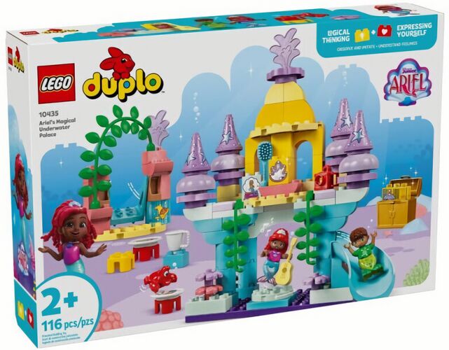 (EU) Конструктор LEGO Duplo Волшебный подводный замок Ариэль (10435)