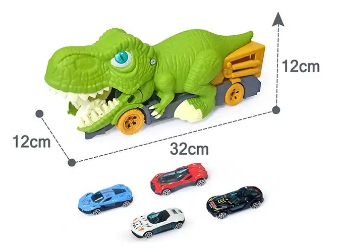 Игровой набор "Динозавр пожирающий тачки" (YF-178A)