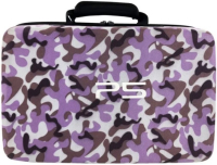 Сумка-переноска для PS5 и DualSense Camo Purple