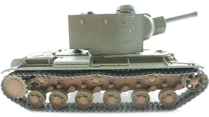 Радиоуправляемый танк Torro КВ-2 1/16 СССР, зеленый, ИК-пушка V3.0 2.4G RTR, TR1112438786-3.0