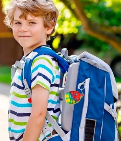 Брелок-игрушка POP IT Восьмиугольник (6х6см) антистресс (тактильная, сенсорная)