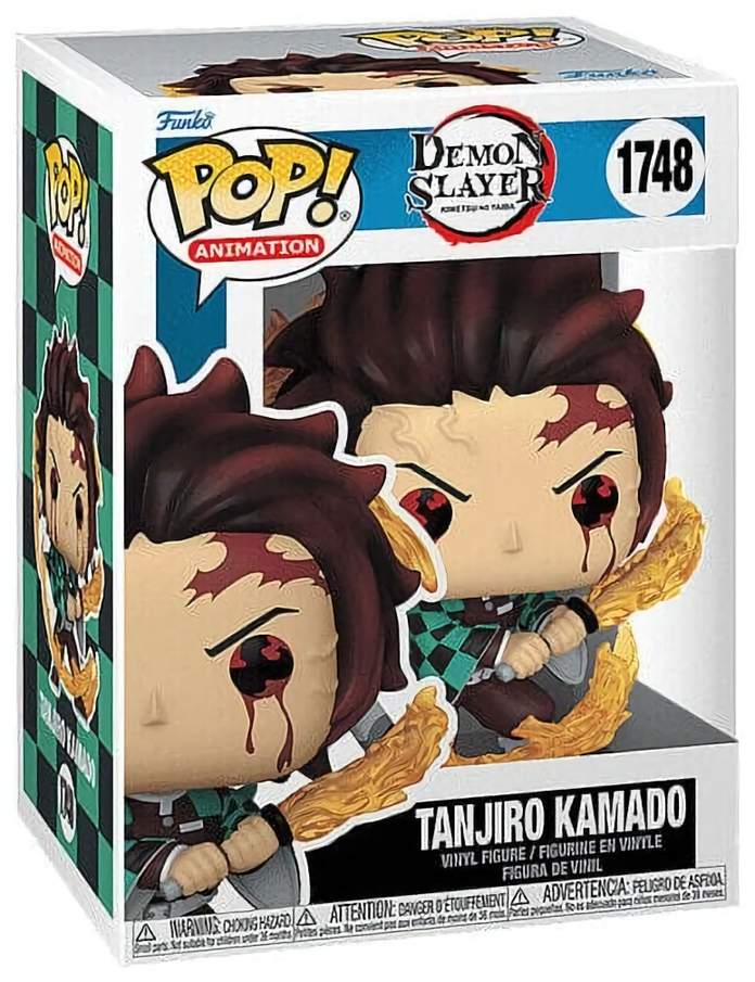 (CN) Фигурка Funko POP! Animation: Demon Slayer: Kimetsu No Yaiba-Tanjiro (Sun Breath) (1748)