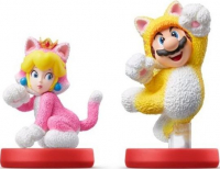 Набор amiibo из 2-х фигурок: Марио-кот и Пич-кошка (Super Mario Collection)