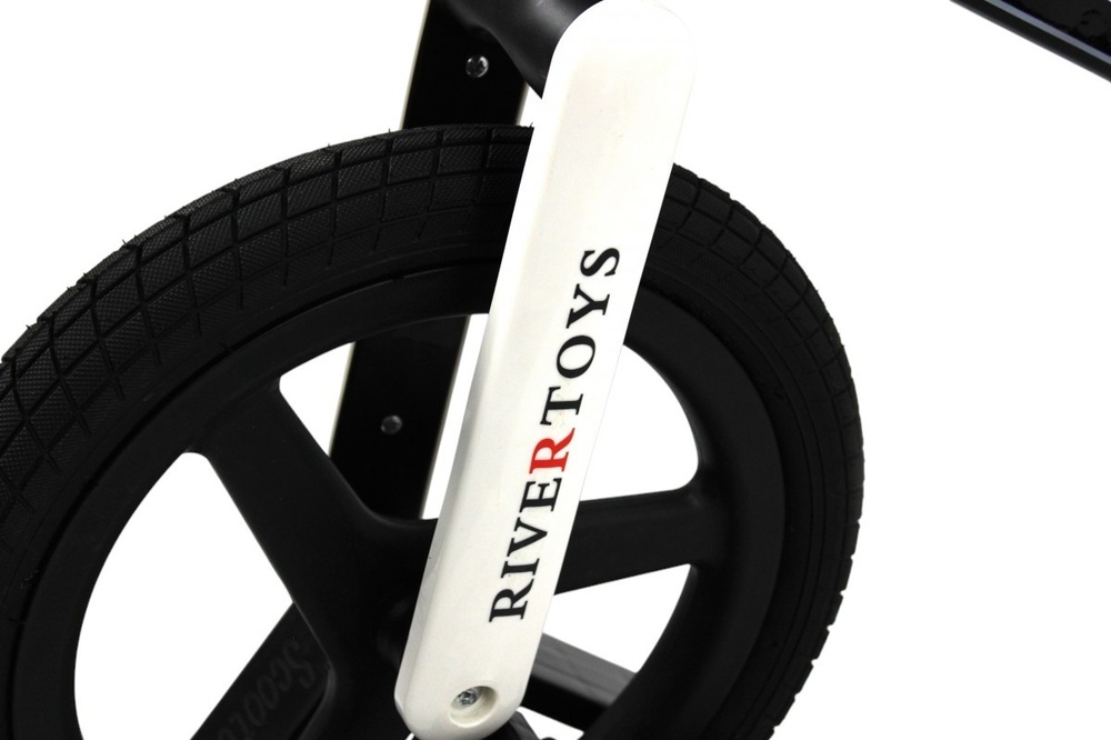 Детский беговел RiverToys (HB-003) (черный)