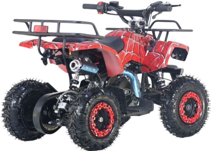 Детский квадроцикл RiverToys (TIGER-RED-SPIDER) красный спайдер