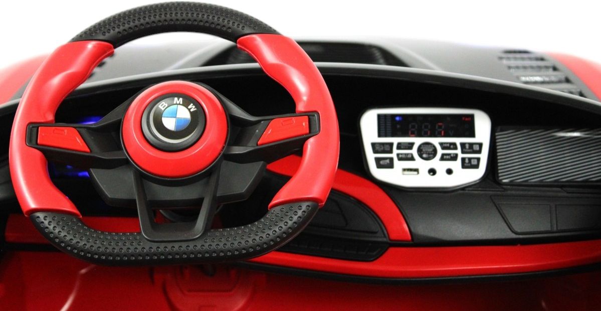 Детский электромобиль RiverToys (G007GG-RED) красный