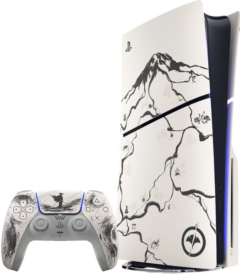 Игровая приставка Sony PlayStation 5 Slim Ghost of Yotei Black Limited Edition 1 Тб SSD (c приводом) (PS5 Slim)