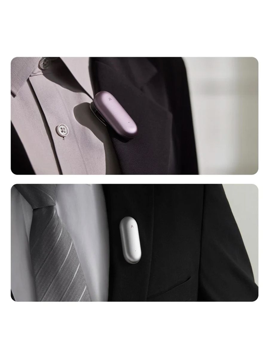Набор магнитных зажимов для Plaud NotePin Cosmic Gray