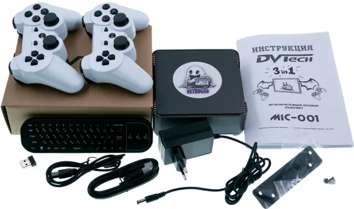 Мультисистемный игровой комплекс 3 в 1 DVTech MIC-001 W