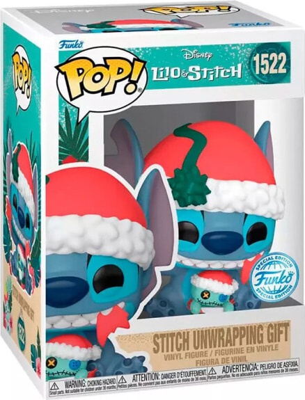 (EU) Фигурка Funko POP! Lilo & Stitch: Stitch Unwrapping Gift (1522)