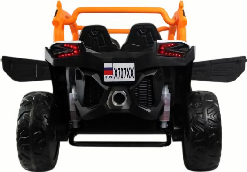 Детский электромобиль X707XX бело-оранжевый