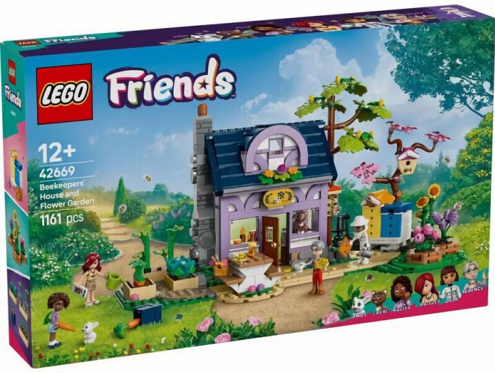 (EU) Конструктор LEGO Friends Дом пчеловода и цветочный сад (42669)
